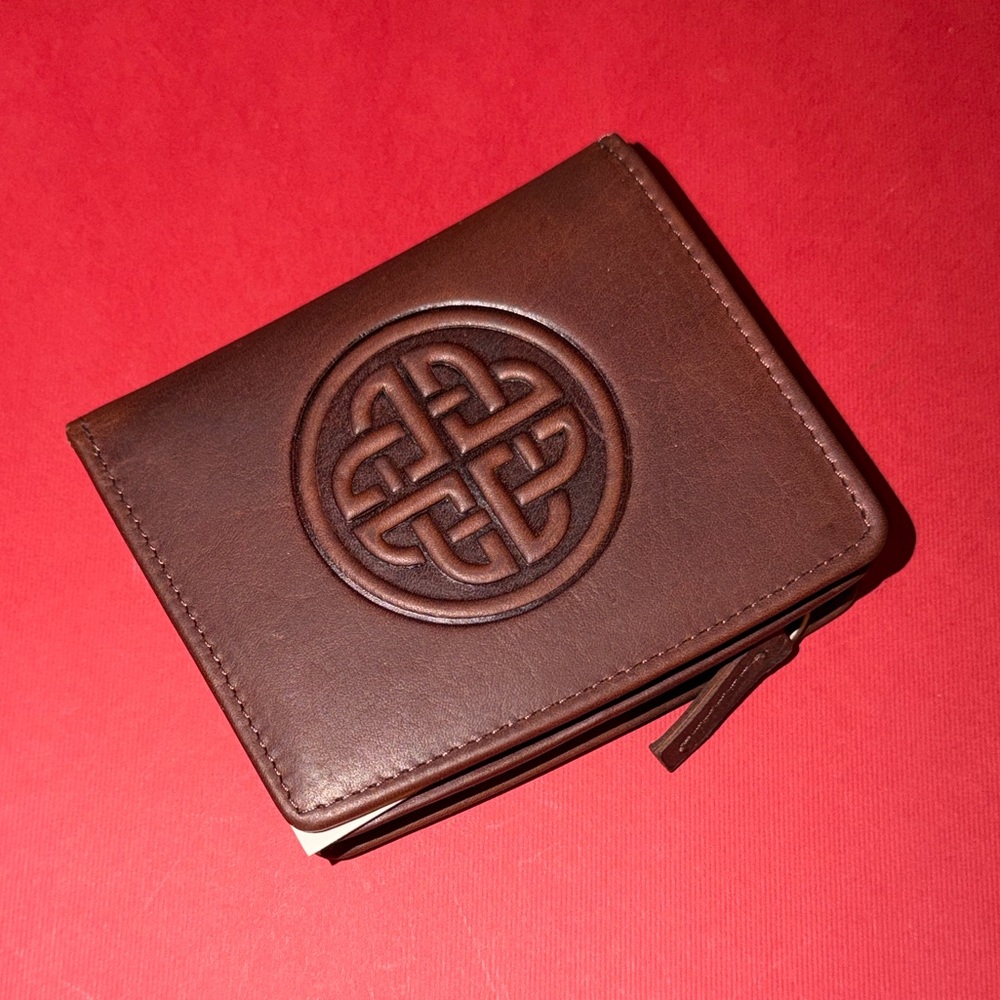 Lee River Brown Genuine Leather Ladies Card Holder